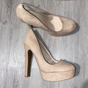 Nude heels size 9